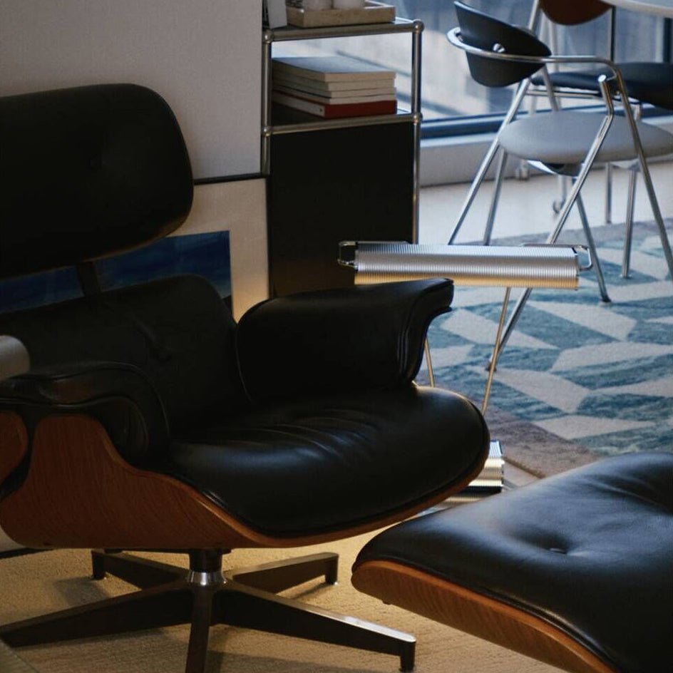 Chrome Coiled Wire Desk Lamp