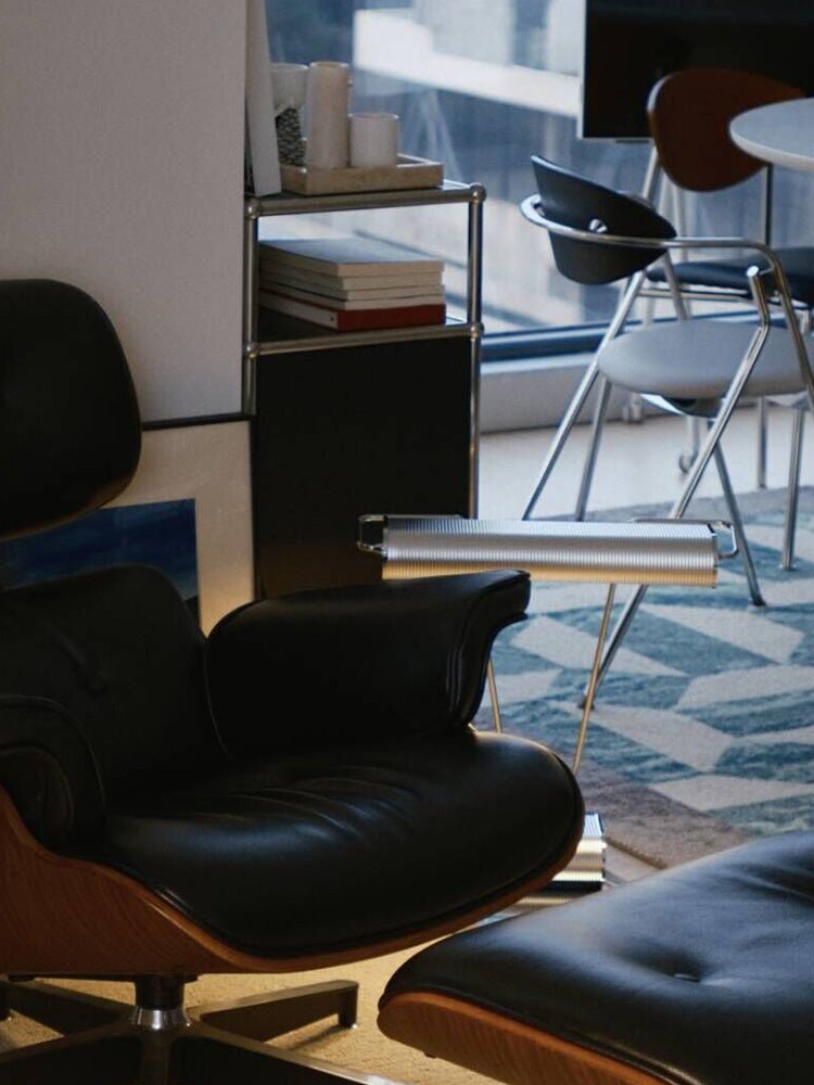 Chrome Coiled Wire Desk Lamp