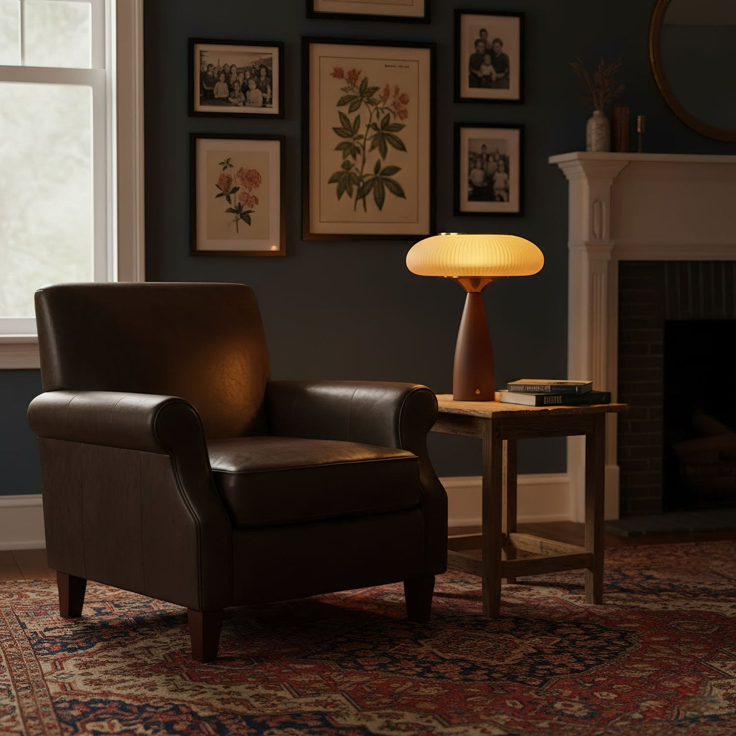 Cielo Wooden Rechargeable Table Lamp