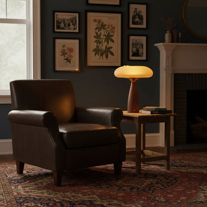 Cielo Wooden Rechargeable Table Lamp