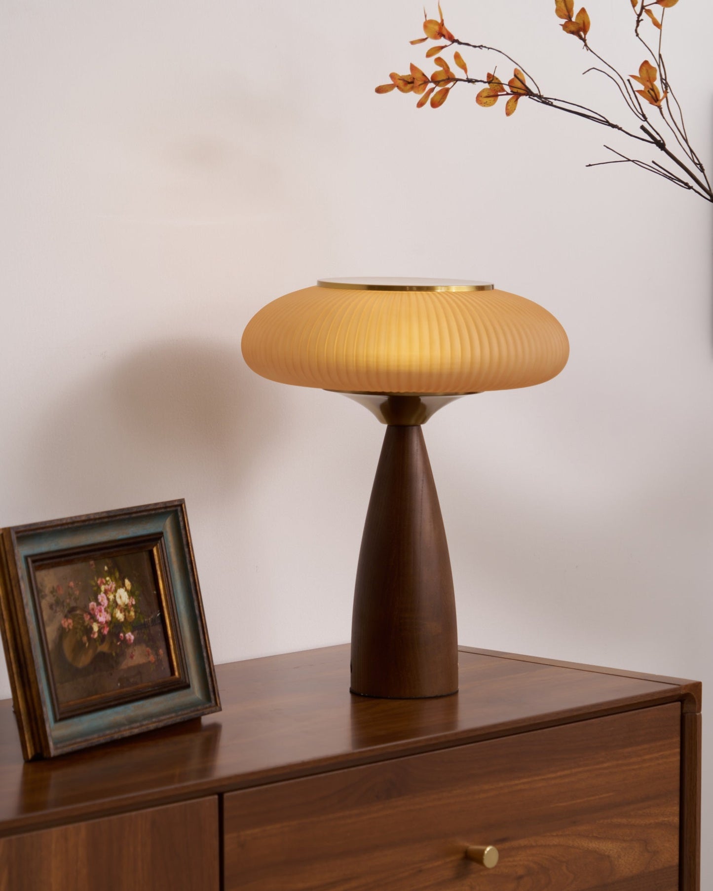 Cielo Wooden Rechargeable Table Lamp