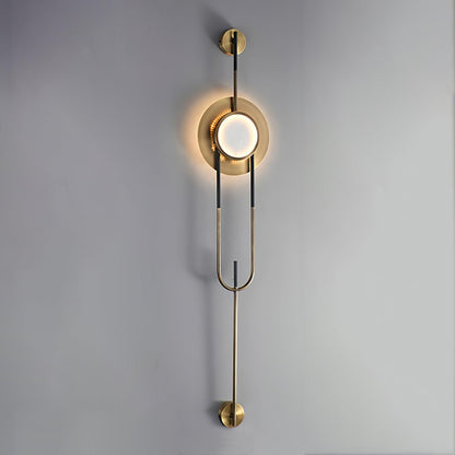 Circular Marble Wall Light