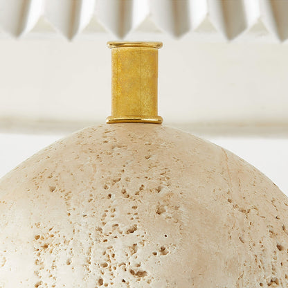 Cirra Travertine Table Lamp