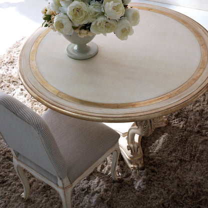 Classic Italian Baroque Inspired Round Dining Table