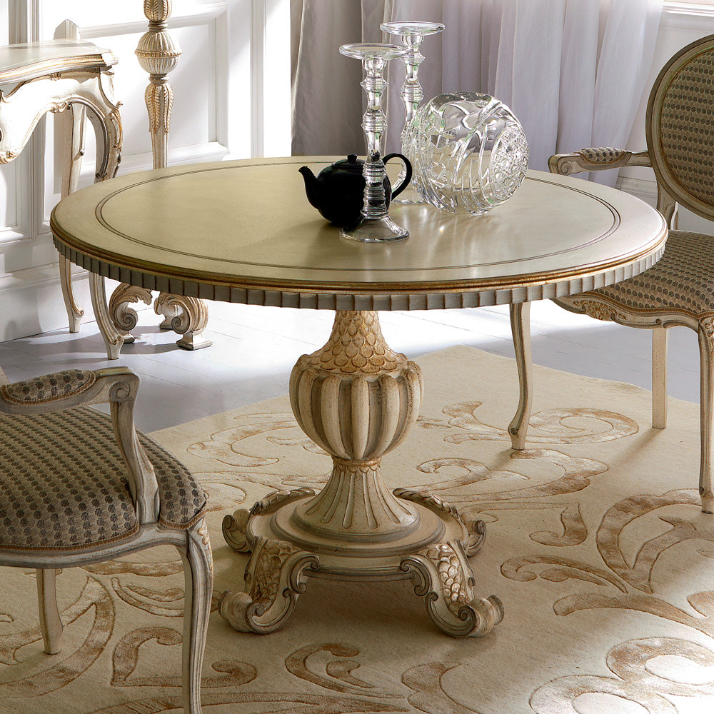 Classic Italian Designer Rococo Inspired Dining Set