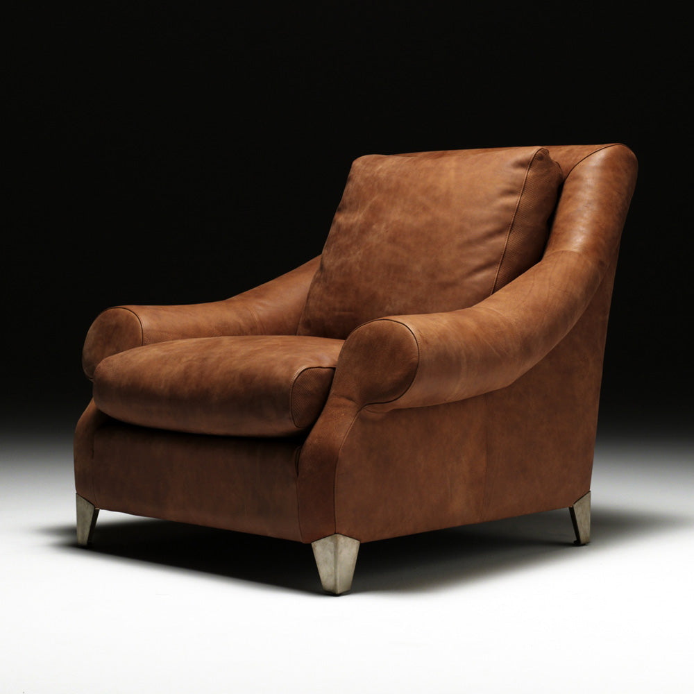 Classic Leather Designer Armchair