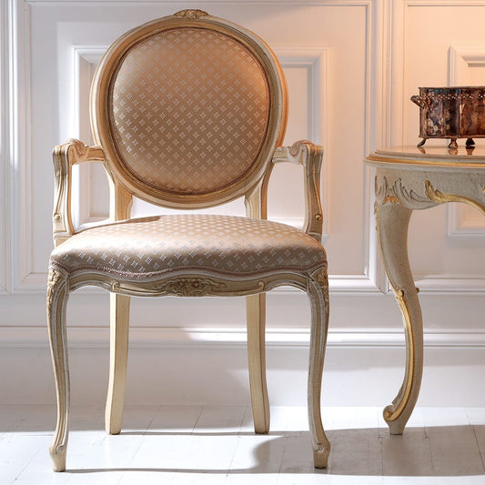 Classic Louis XVI Inspired Italian Occasional Chair