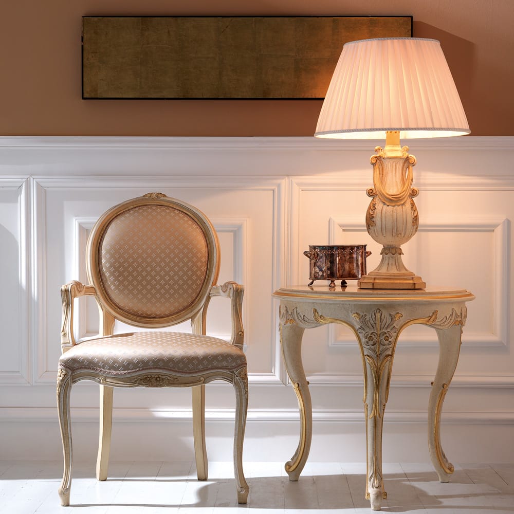 Classic Louis XVI Inspired Italian Occasional Chair