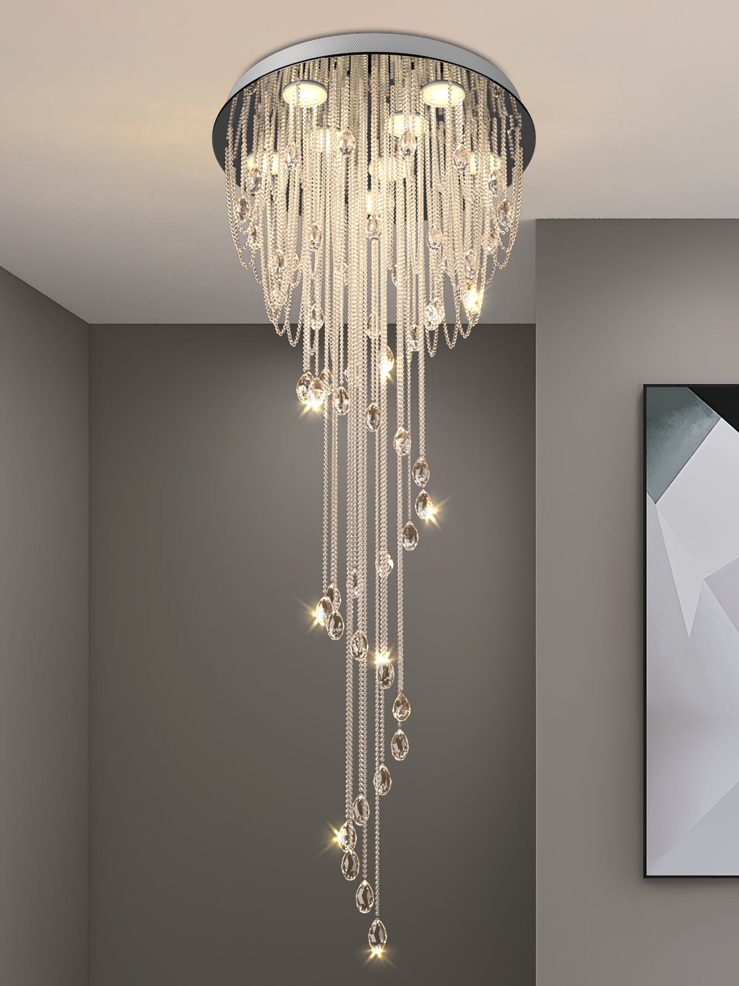 Classic Symphony Spiral Chandelier