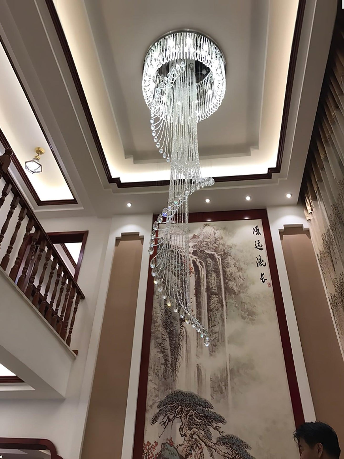 Classic Symphony Spiral Chandelier