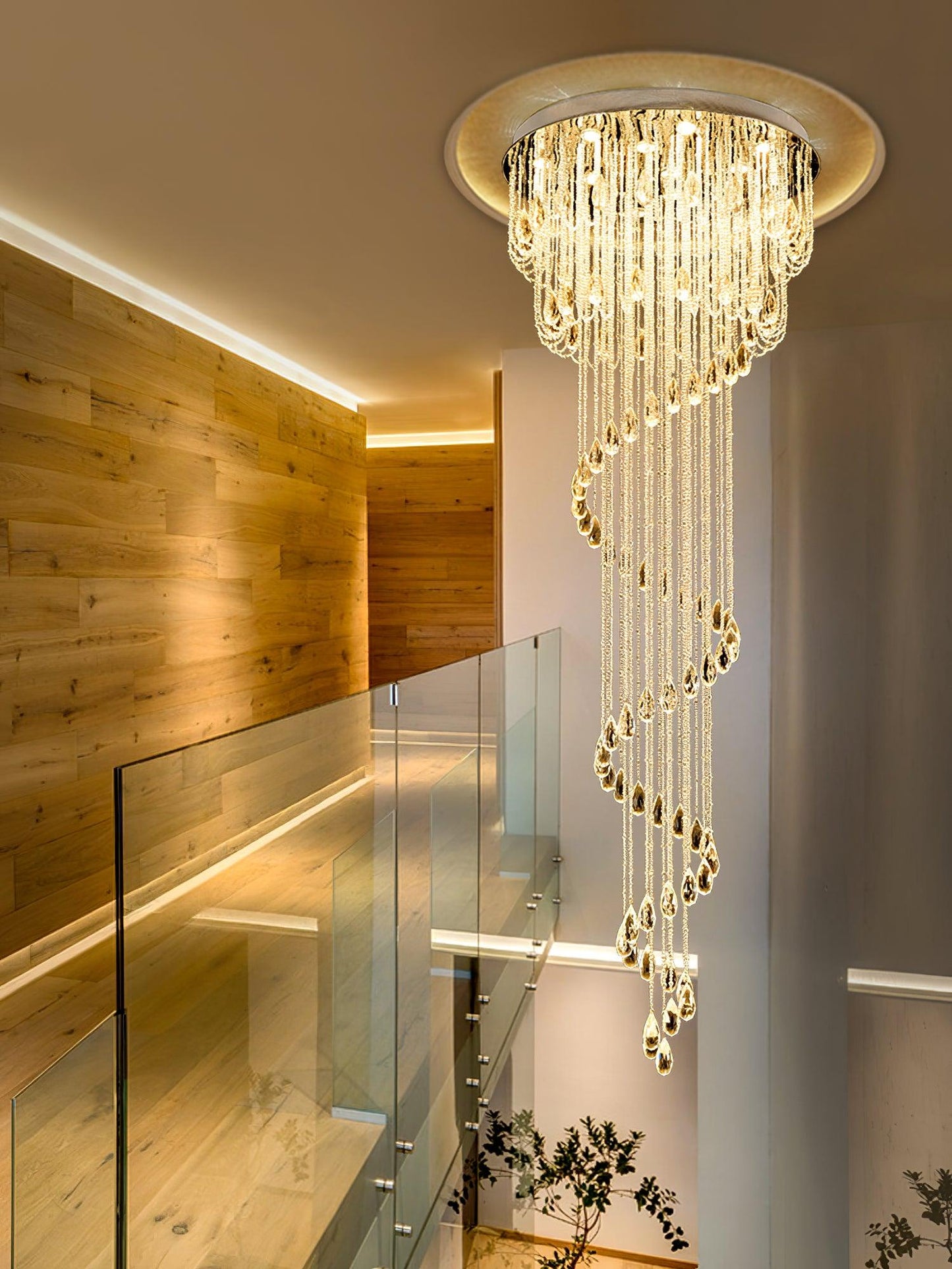 Classic Symphony Spiral Chandelier