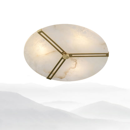 Clocks Alabaster Ceiling Light