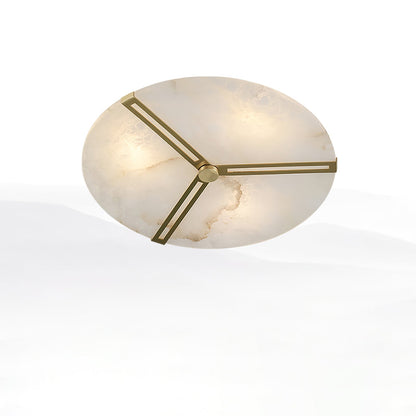 Clocks Alabaster Ceiling Light