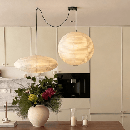 Washi Paper Whimsy Pendant Lamp