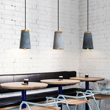 Coburg Wood Cement Pendant Light