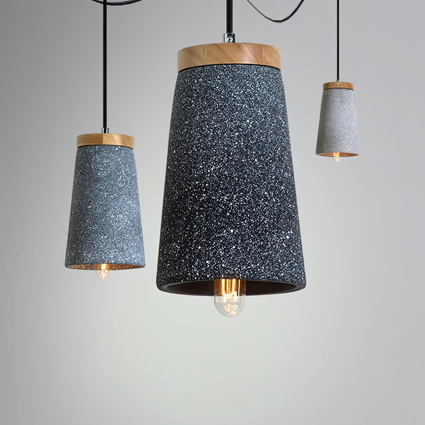 Coburg Wood Cement Pendant Light