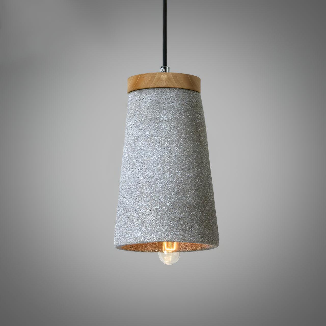 Coburg Wood Cement Pendant Light