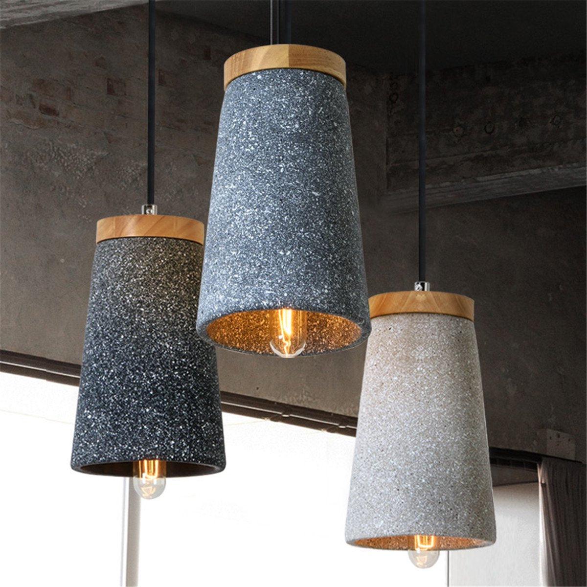 Coburg Wood Cement Pendant Light