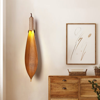 Cocoa Leaf Wall Sconce