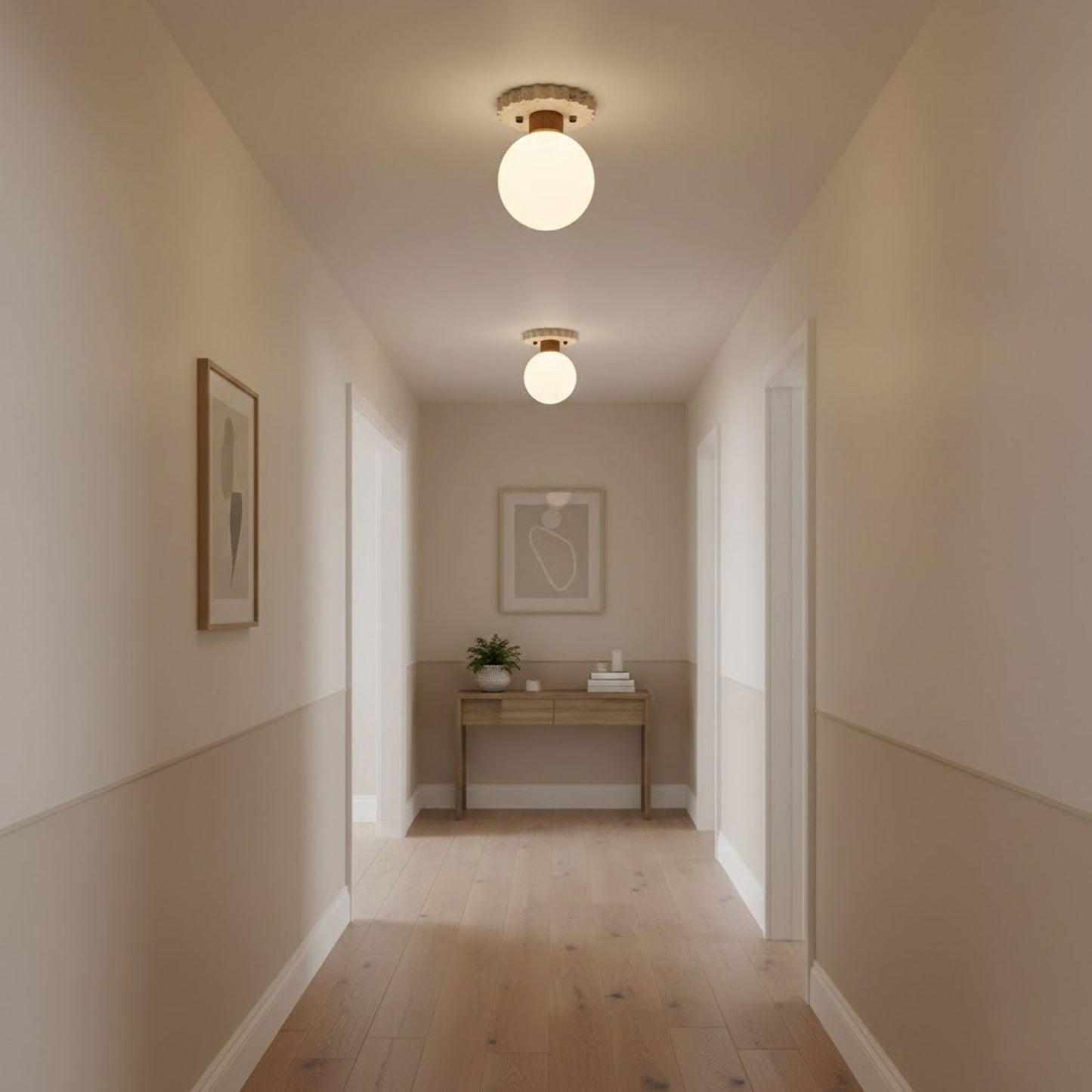 Cogstone Orb Ceiling Lamp