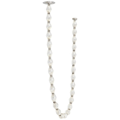 Glass Chain Chandelier
