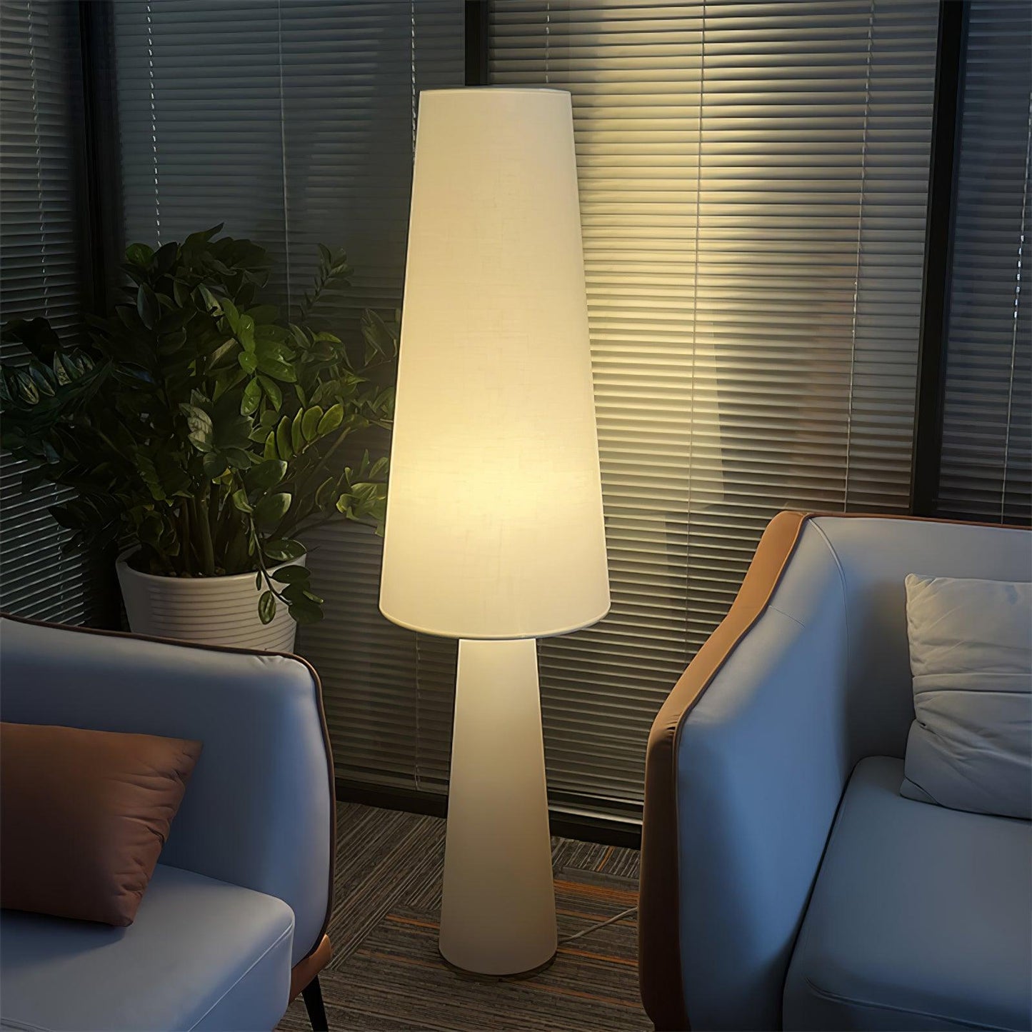 Column Fabric Floor Lamp