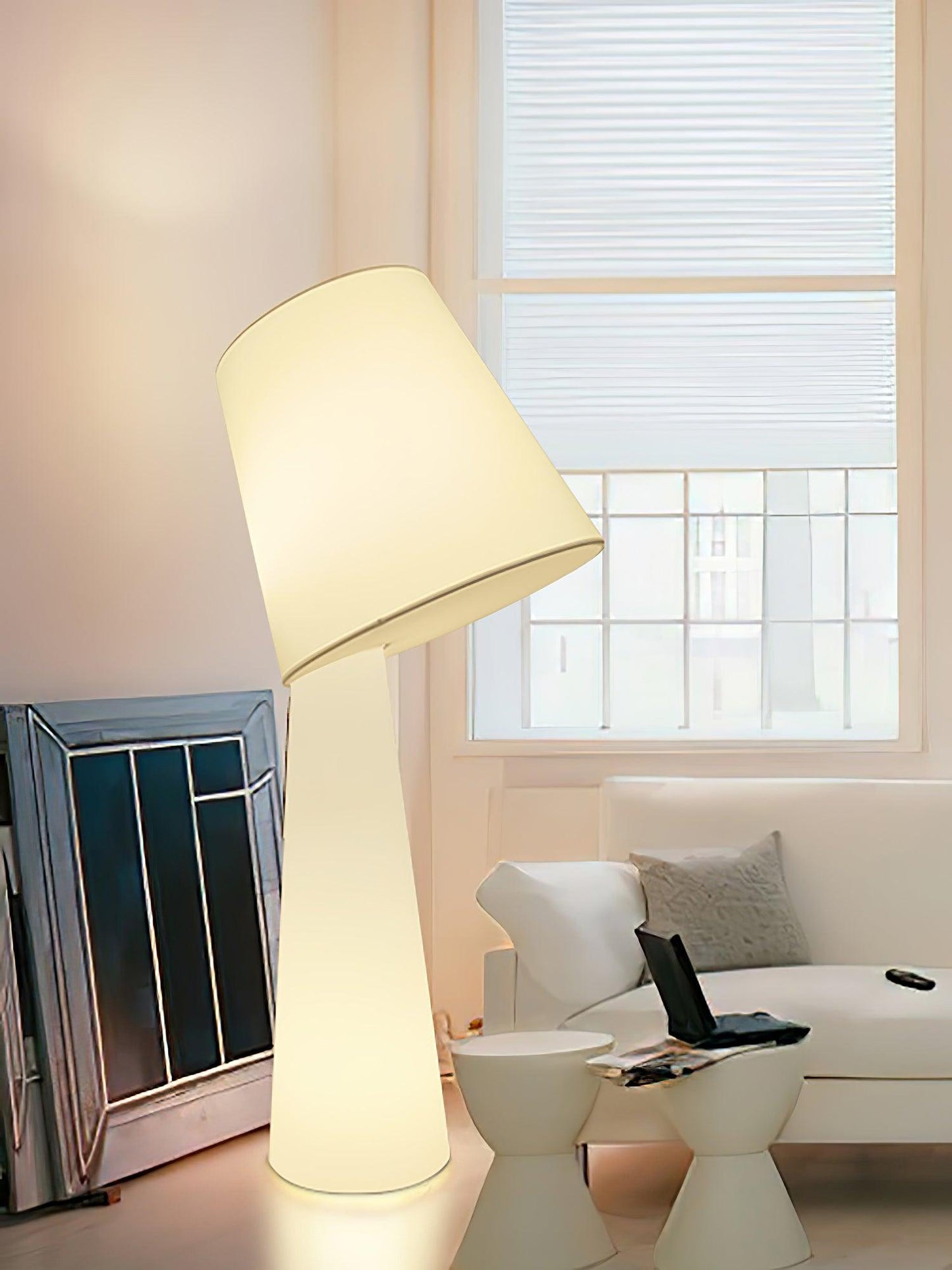 Column Fabric Floor Lamp