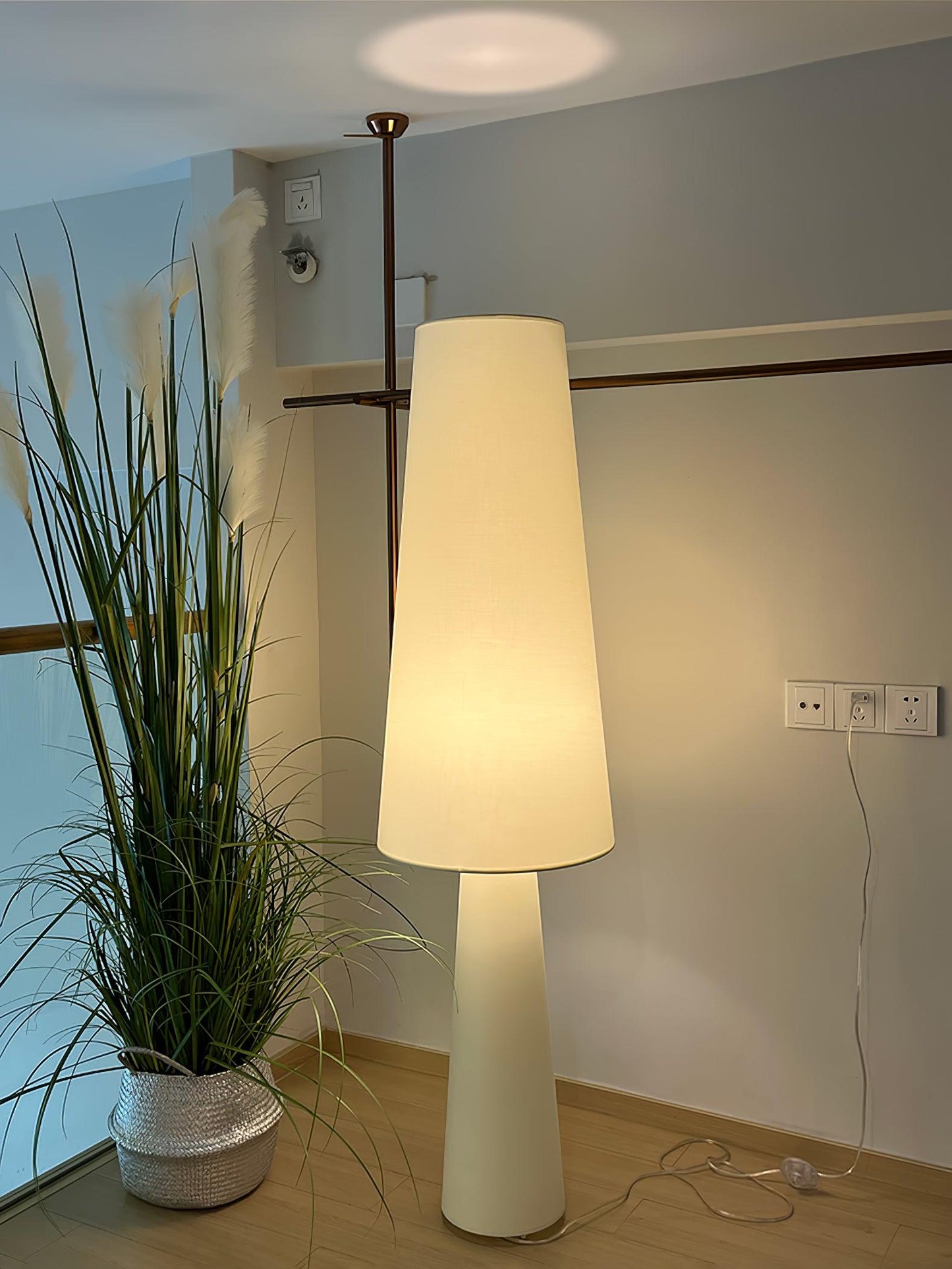 Column Fabric Floor Lamp