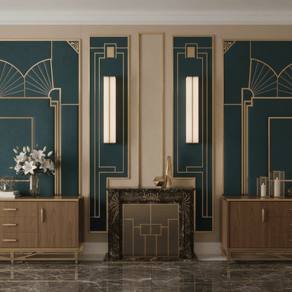 Columnar Fabric Sconce