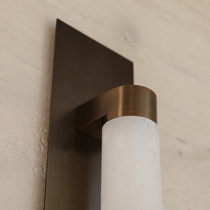 Columnar Alabaster Sconce
