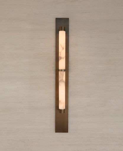Columnar Alabaster Sconce