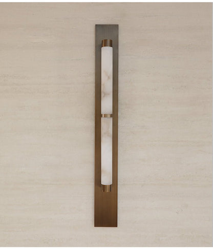 Columnar Alabaster Sconce