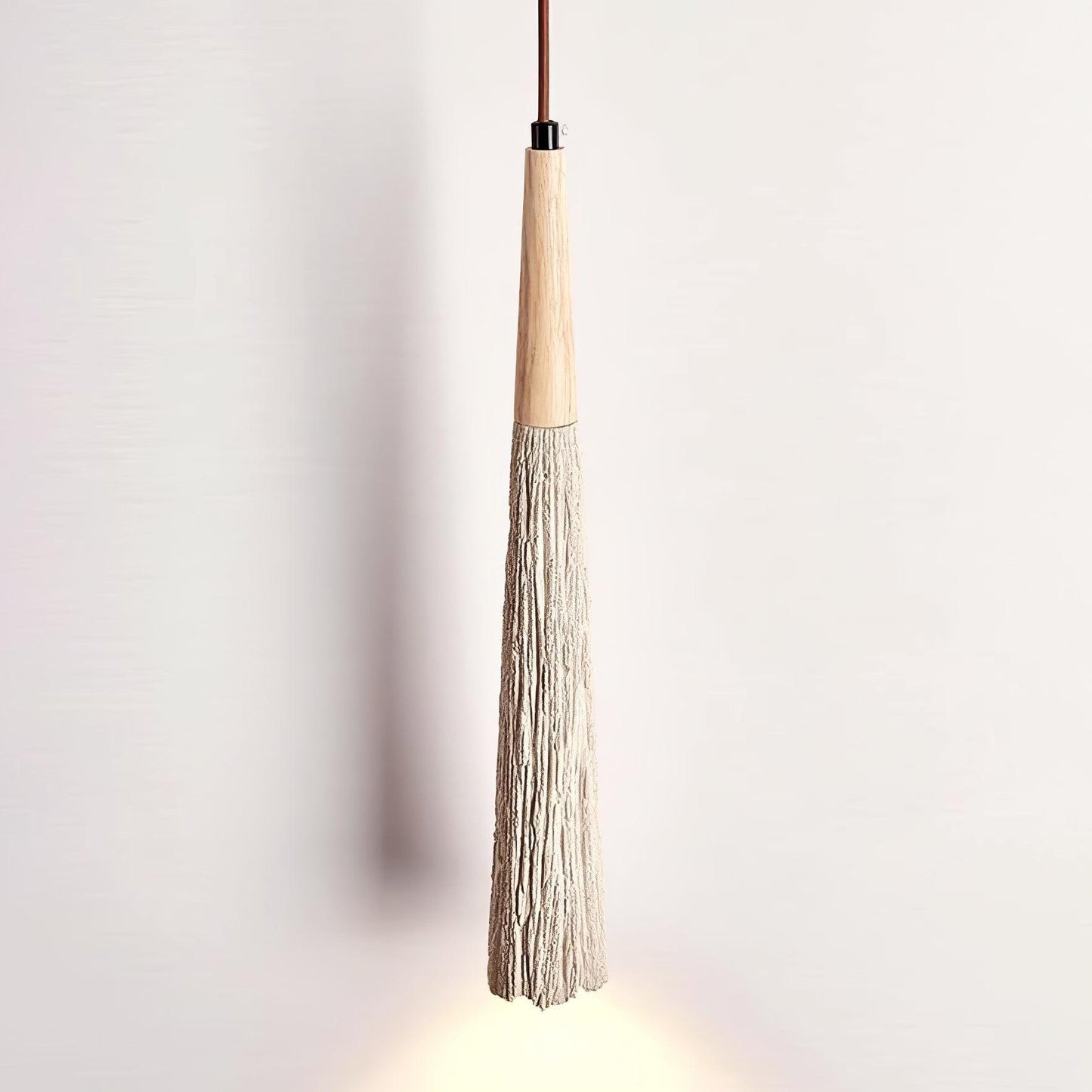 Concrete Pleated Pendant Lamp