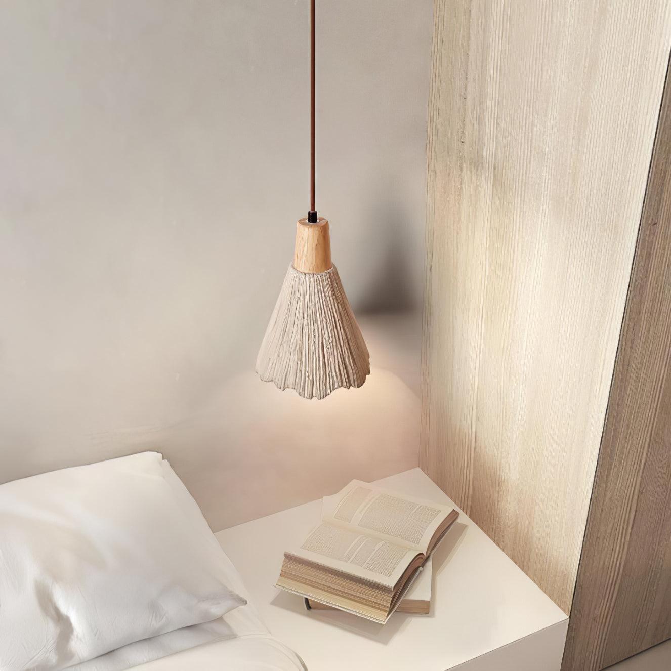 Concrete Pleated Pendant Lamp