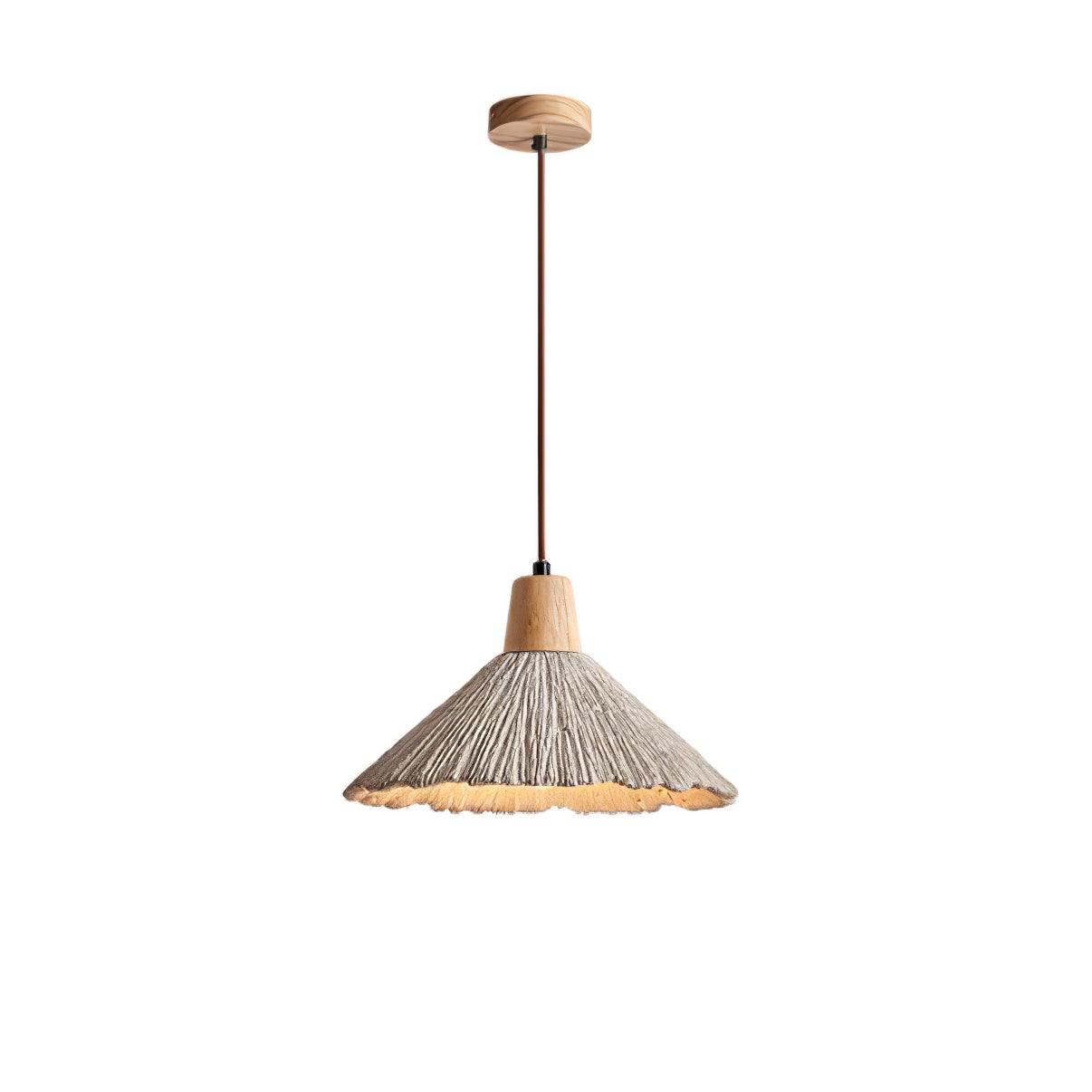 Concrete Pleated Pendant Lamp