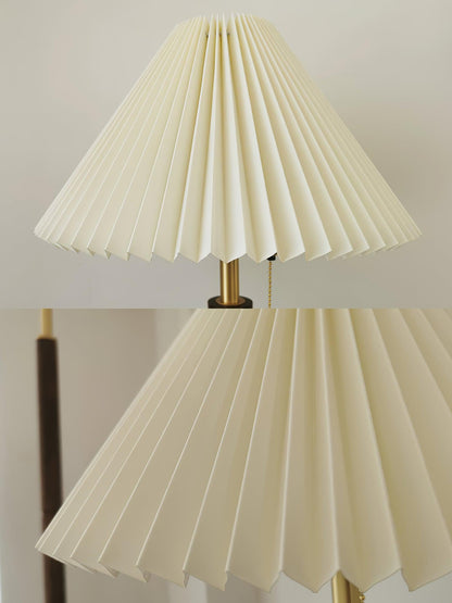 Cone Pleated Fabric Table Lamp