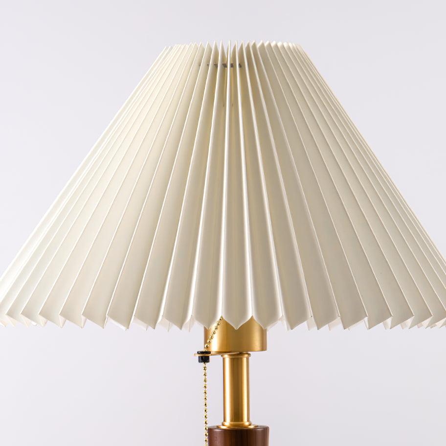 Cone Pleated Fabric Table Lamp