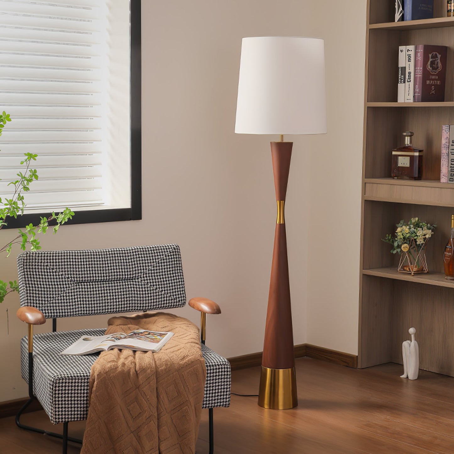 Cone Waist Floor Lamp