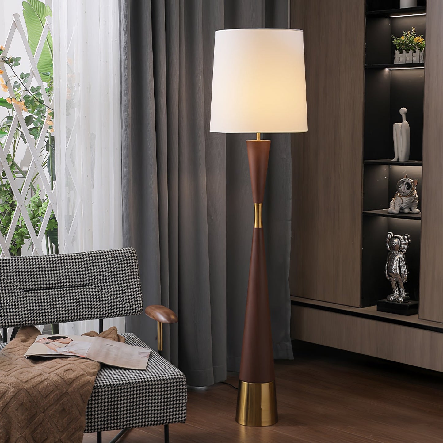 Cone Waist Floor Lamp