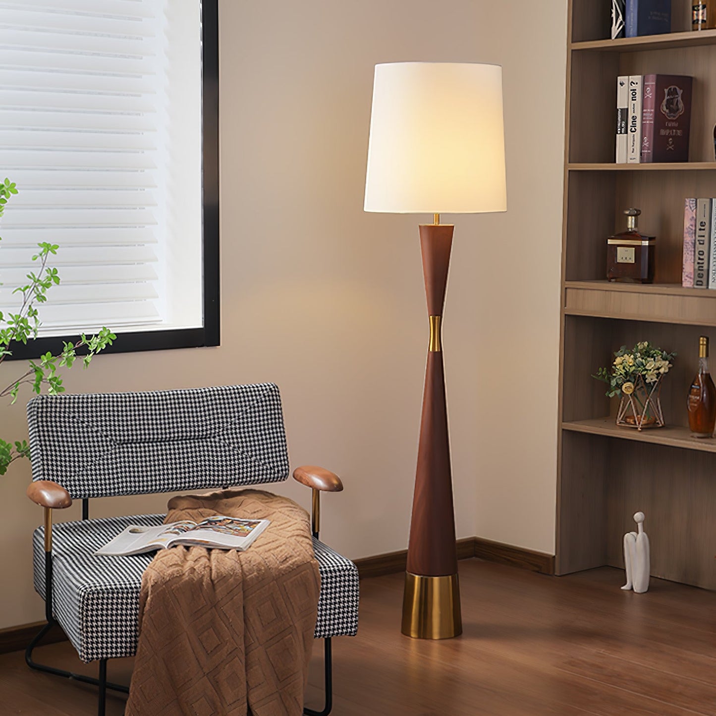 Cone Waist Floor Lamp