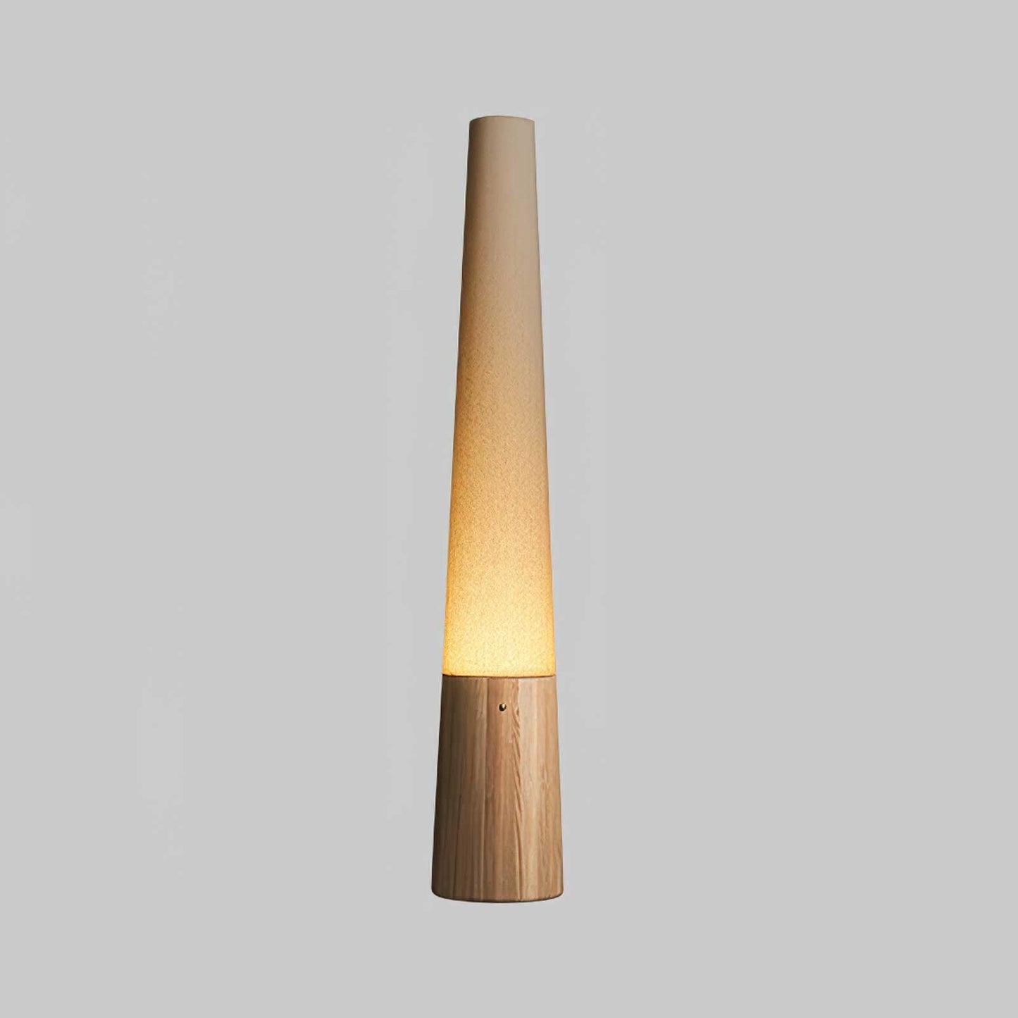 Cone Wooden Floor Lamp