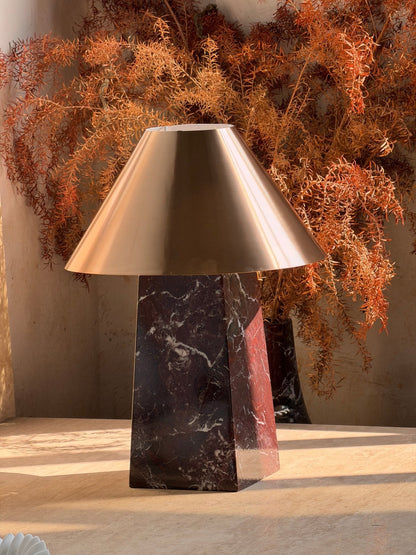 Conic Marble Table Lamp