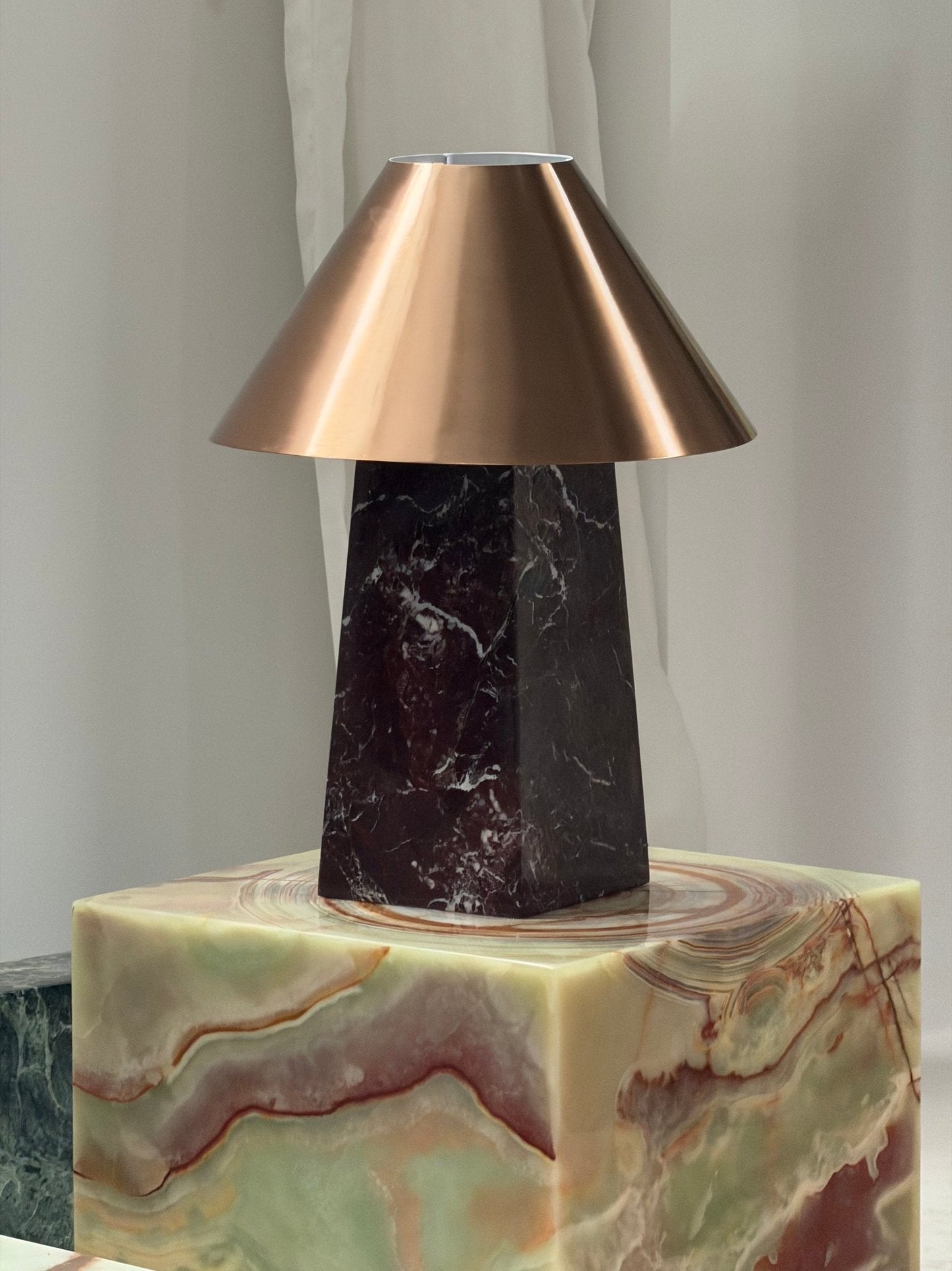 Conic Marble Table Lamp