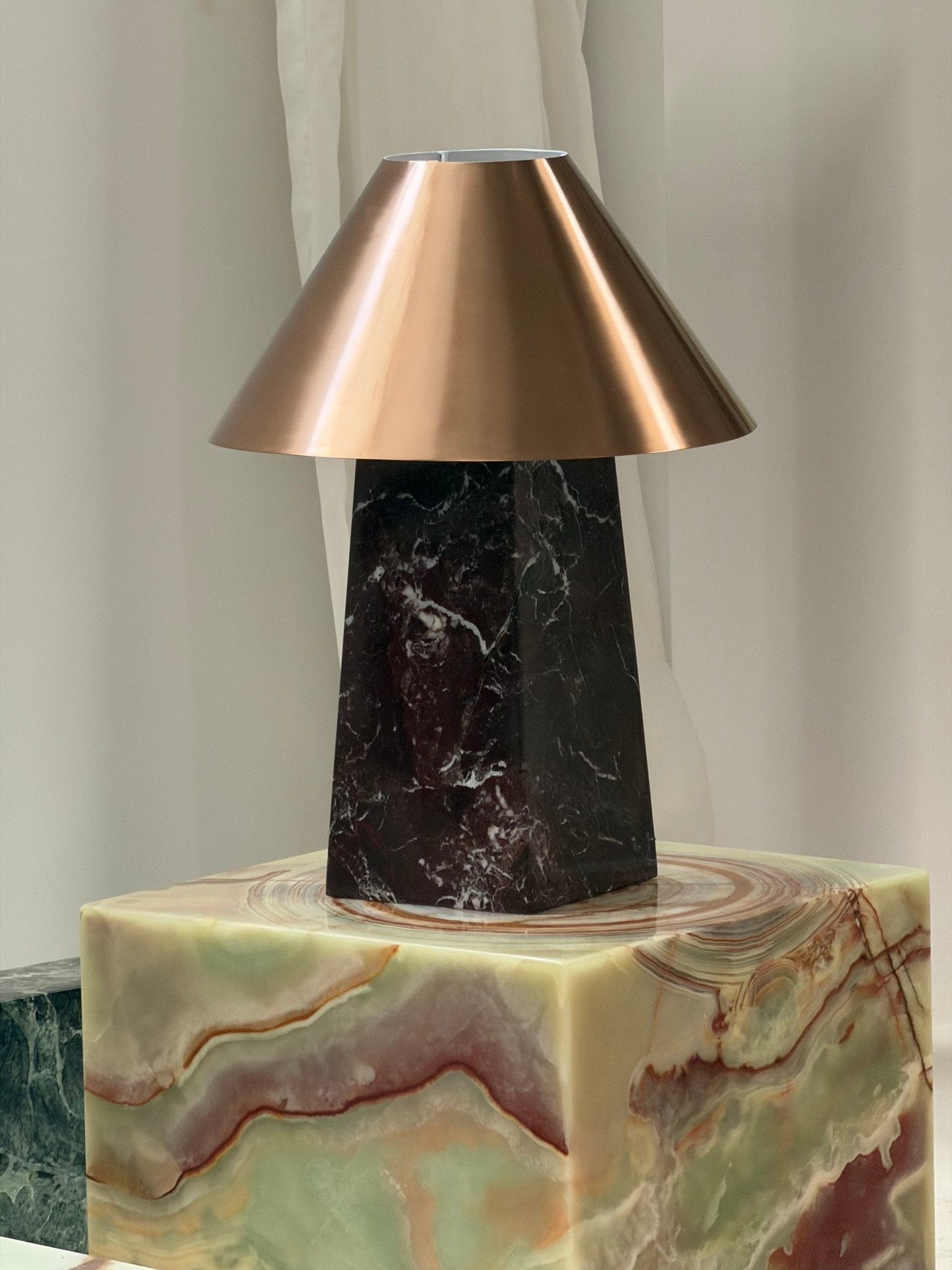 Conic Marble Table Lamp
