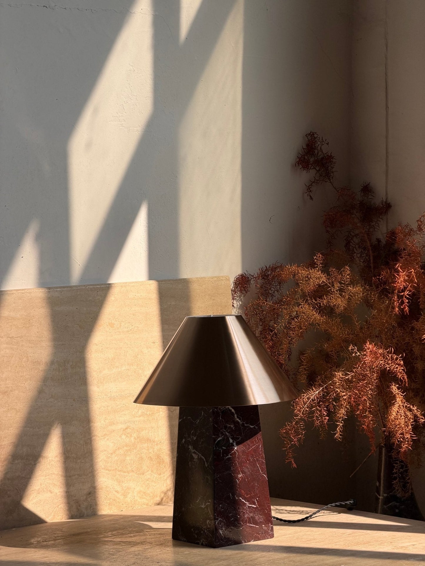 Conic Marble Table Lamp