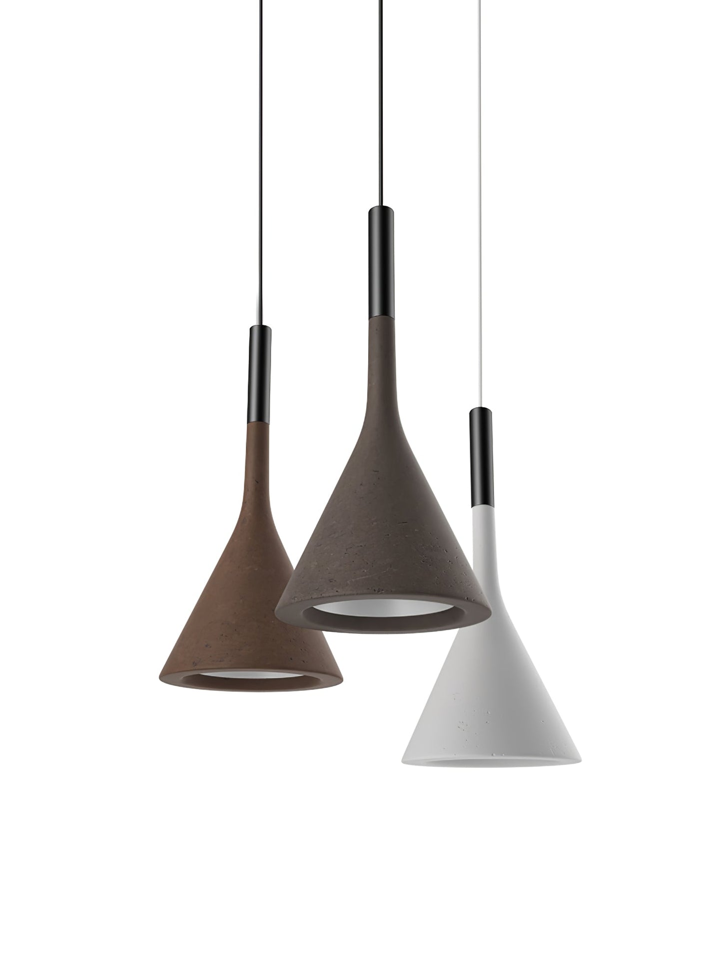 Conical Concrete Pendant Light