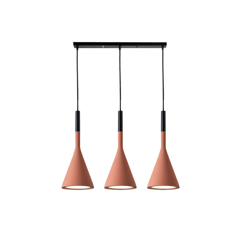 Conical Concrete Pendant Light