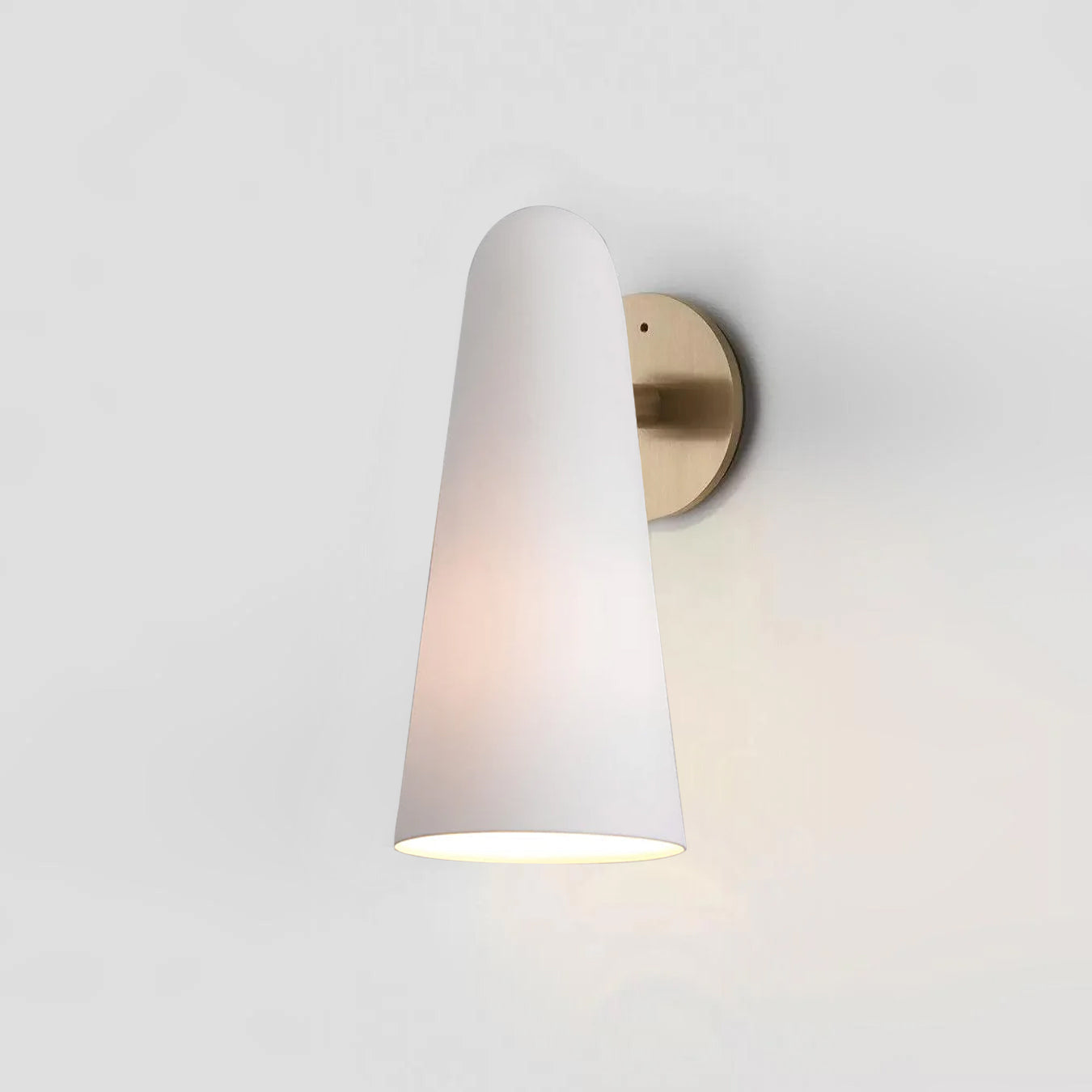 Conical Glass Wall Lamp