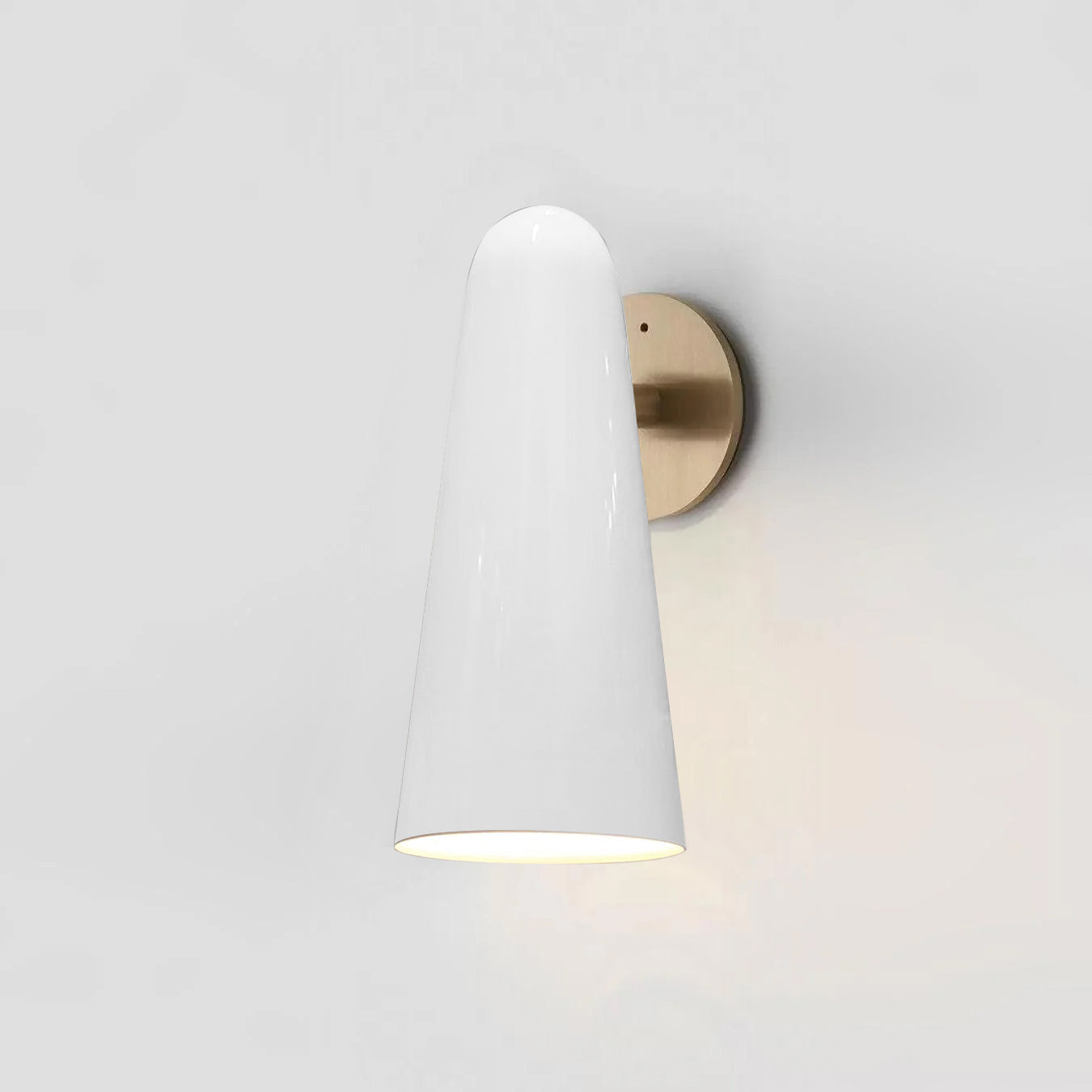 Conical Glass Wall Lamp