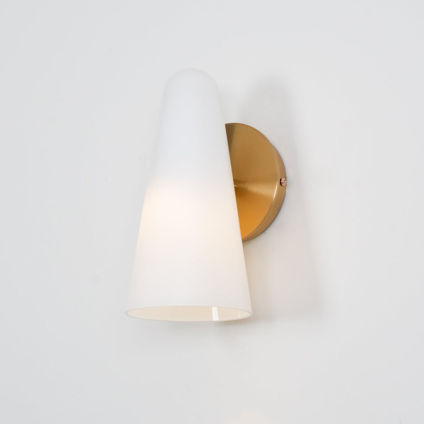 Conical Glass Wall Lamp